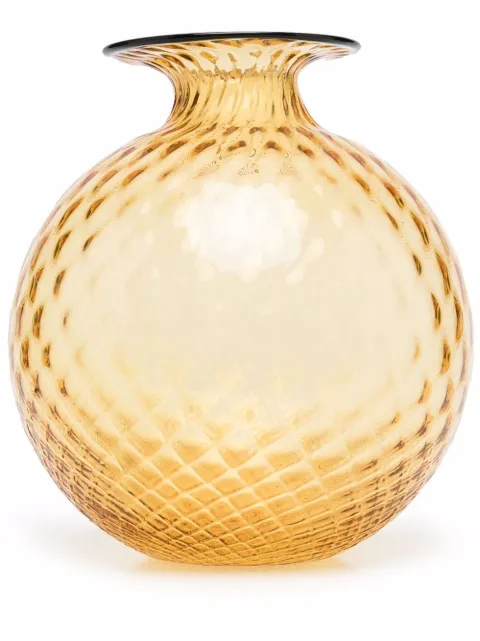 Venini Monofiori Balloton glass vase Yellow FO310029000F0BCK