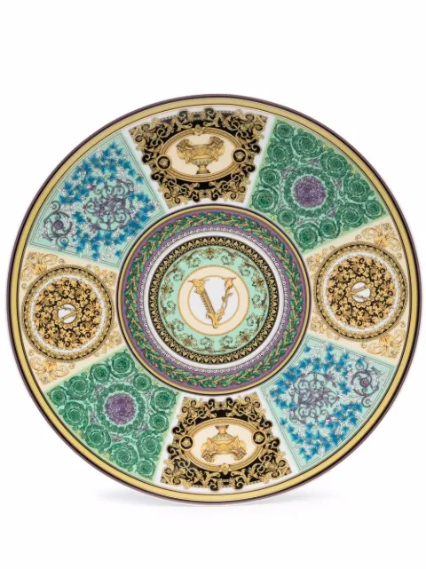 Versace Barocco Mosaic porcelain plate Gold 1933540372810263