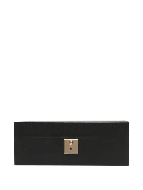 Smythson Panama jewellery box Black 1028660