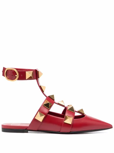 Valentino Garavani Roman Stud pumps Red WS0BY5ZWM