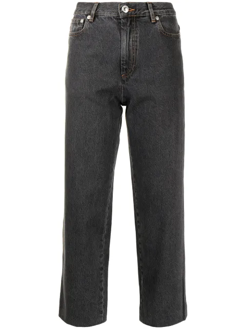 A.P.C. high-rise cropped jeans Grey COEKRF09131
