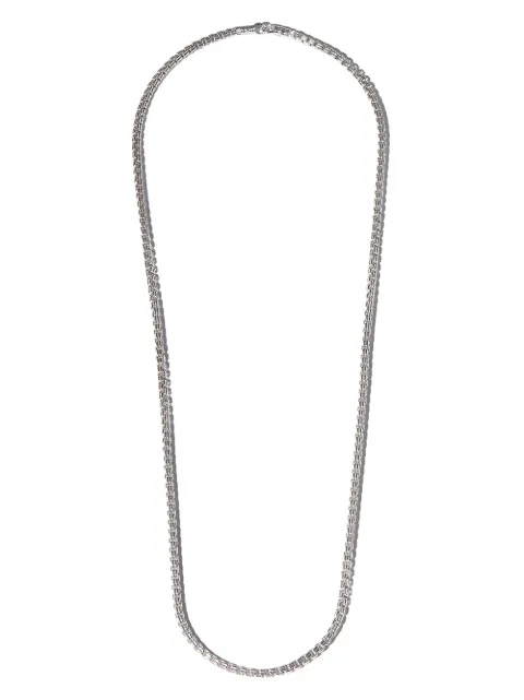 Tom Wood Venetian M double chain necklace Silver 101127