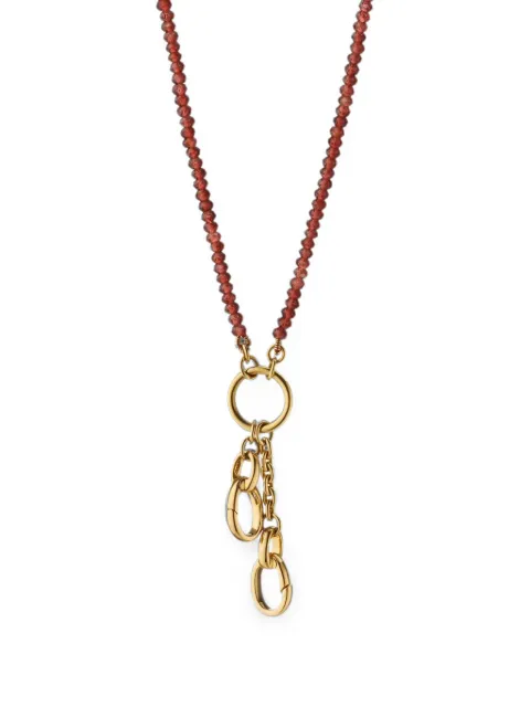 MONICA RICH KOSANN garnet Design Your Own necklace Gold CH41430GARNET