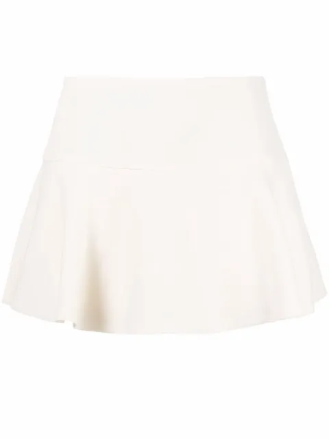Valentino Garavani flared-effect mini skort Neutrals BRA8861CF