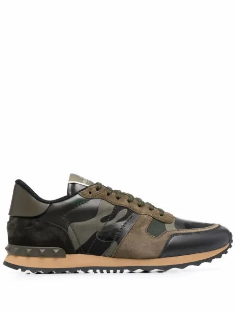 Valentino Garavani Camouflage Rockrunner sneakers Green YS0723TCC