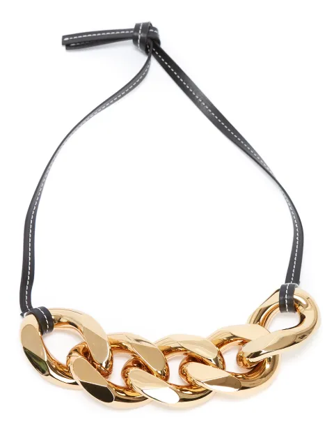 JW Anderson large chain-link necklace Black AC0127LA0001999