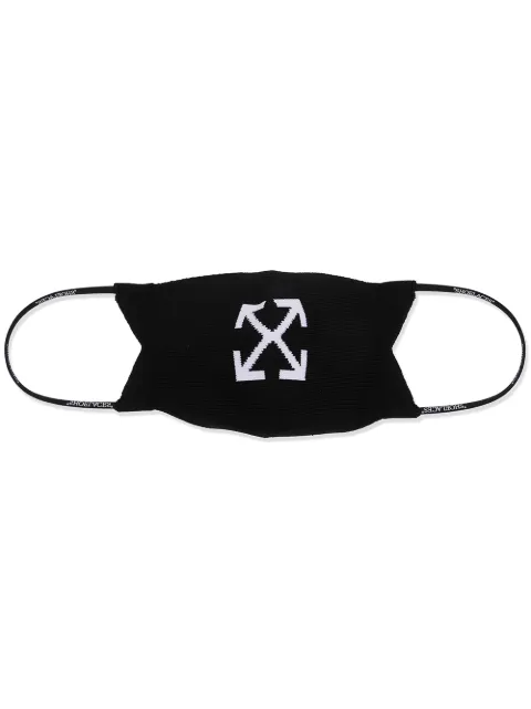 Off-White Arrow motif face mask Black OWRG002S21KNI0011001