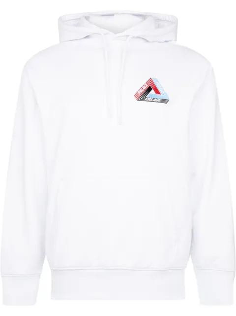 Palace Tri-Dart logo-print hoodie White P19HD086