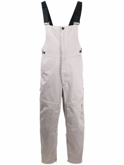 Diesel patch-pocket green-label jumpsuit Grey A026900KBAY