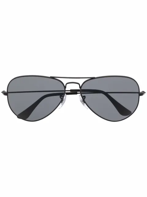 Ray-Ban aviator metal-frame sunglasses Black RB302500248