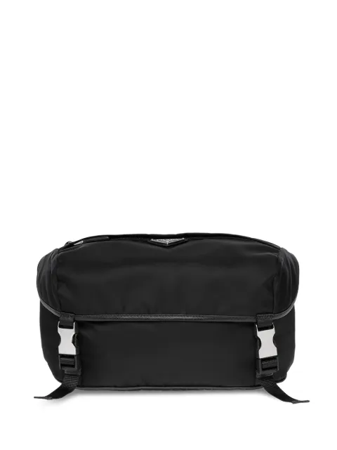 Prada Re-Nylon and Saffiano leather shoulder bag Black 2VH994VOOO2DMG