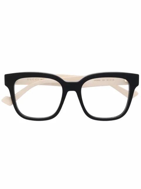 Gucci Eyewear square-frame clear glasses Black GG0958O005