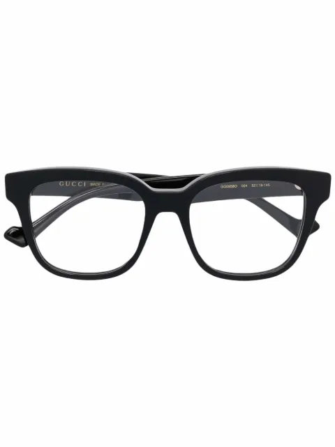 Gucci Eyewear square-frame clear glasses Black GG0958O004