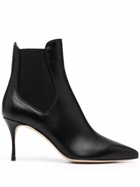 Sergio Rossi 80mm Godiva Chelsea boots Black A85470MAGN05