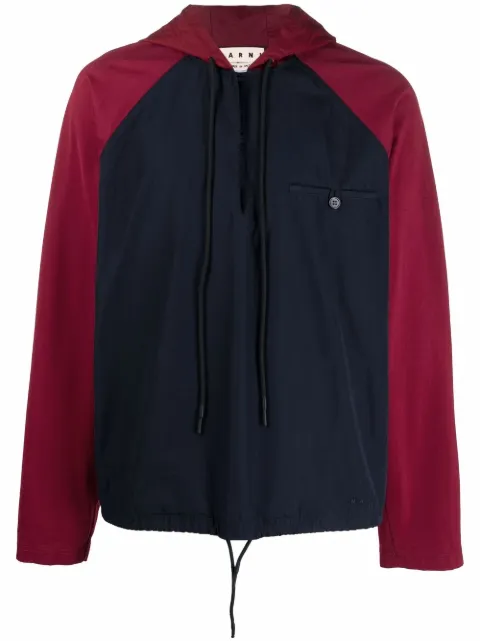 Marni colour-block panelled jacket Blue CUMU0228QSTCY67