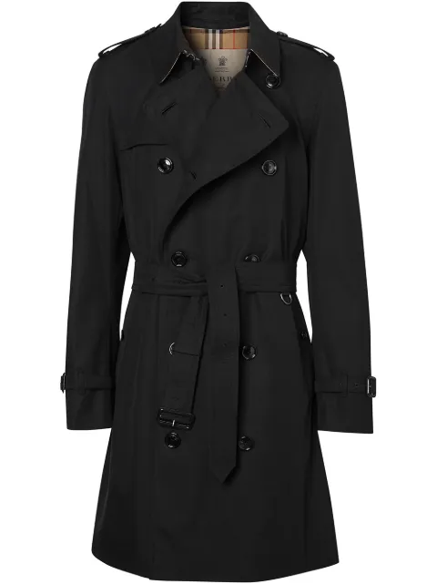Burberry Chelsea Heritage mid-length trench coat Black 8045863