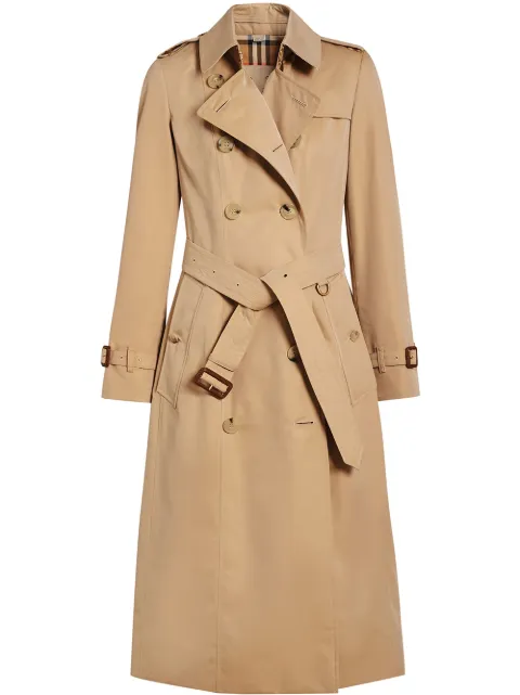 Burberry Chelsea Heritage long trench coat Neutrals 8045779