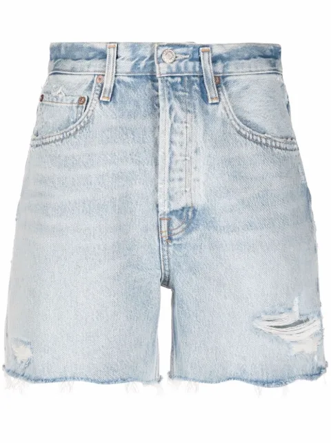 AGOLDE distressed denim shorts Blue A9012B1206