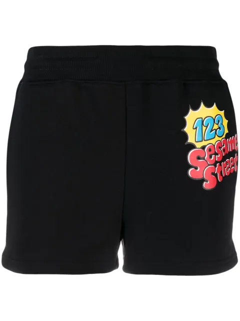 Moschino Sesame Street© track shorts Black 03786027