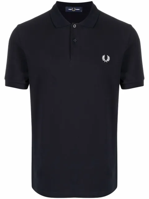 Fred Perry embroidered logo polo shirt Blue M6000A