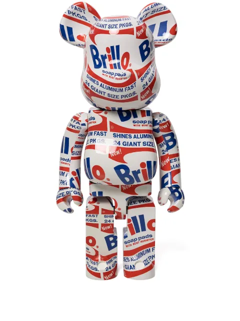 MEDICOM TOY x Andy Warhol Brillo BE@RBRICK 1000% figure Red BERBRICKANDYWARHOLBRILLO1000