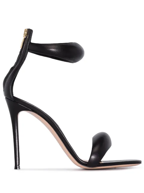 Gianvito Rossi Bijoux 105mm leather sandals Black G6163515RICNAP