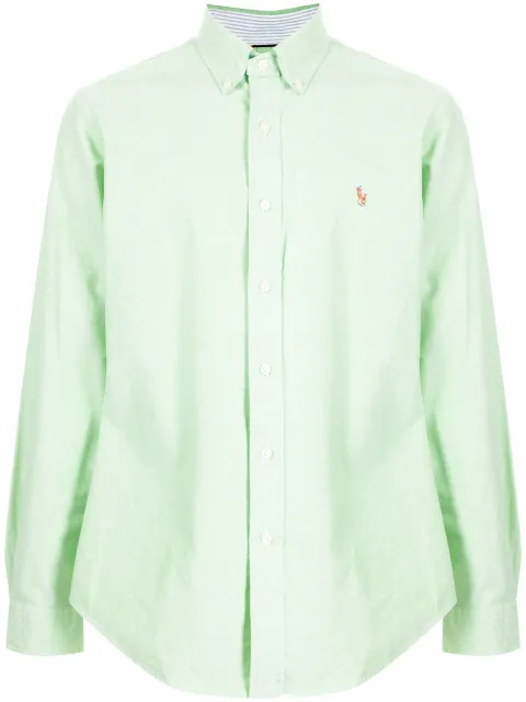 Polo Ralph Lauren logo-embroidered shirt Green 710795462006