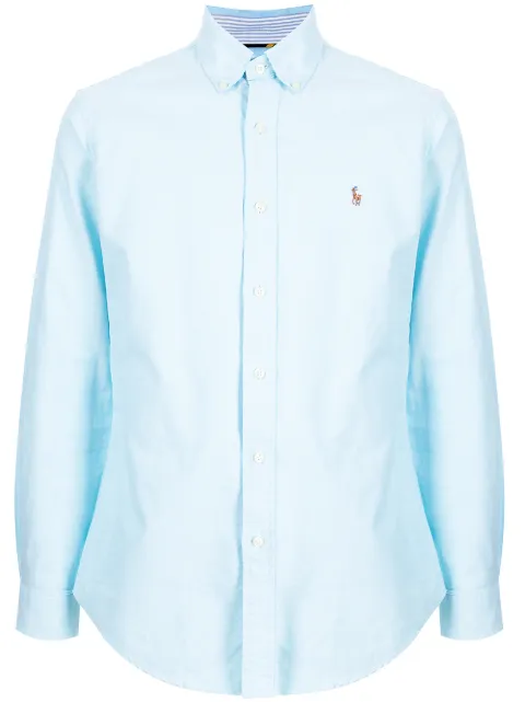 Polo Ralph Lauren logo-embroidered shirt Blue 710829473001