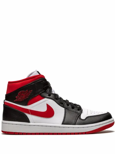 Jordan Air Jordan 1 Mid "Metallic Red" sneakers White 554724122