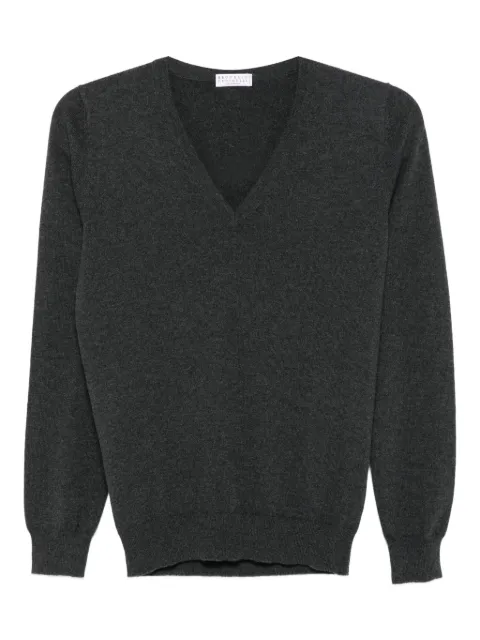 Brunello Cucinelli cashmere fine-knit jumper Grey M12144402C2803