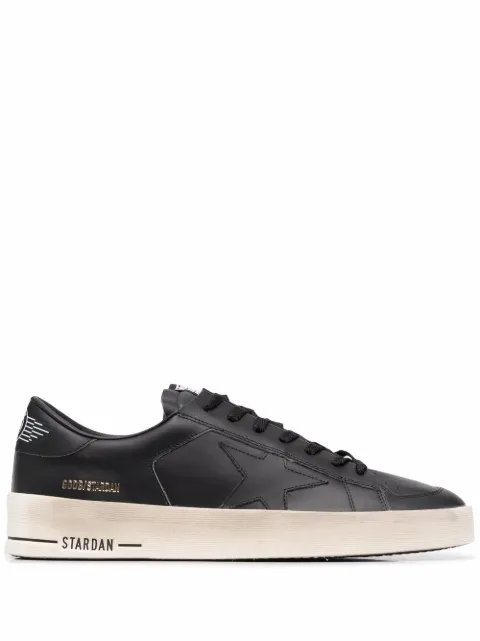 Golden Goose Stardan trainers in total black leather Black GMF00128F000860