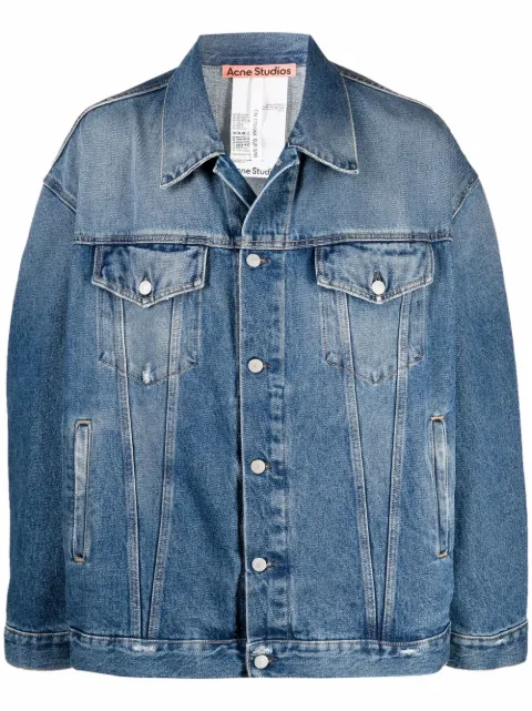 Acne Studios drop-shoulder denim jacket Blue C90077