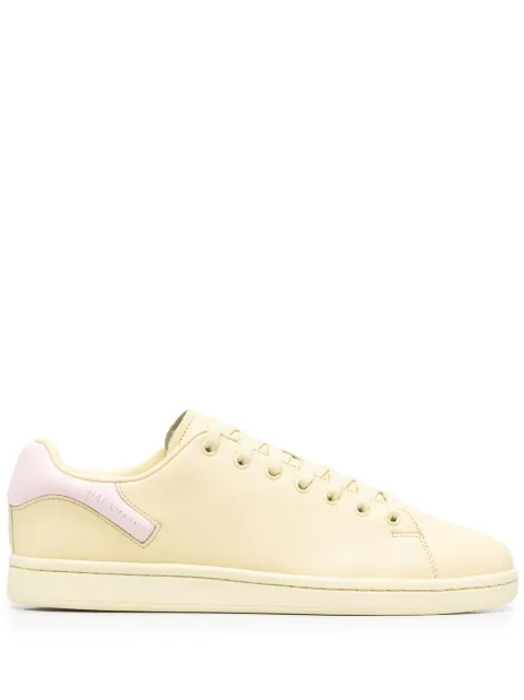 Raf Simons Orion leather sneakers Yellow HR760001S