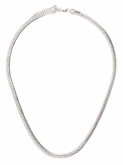 Missoma Camail snake chain necklace Silver CRSN2NS