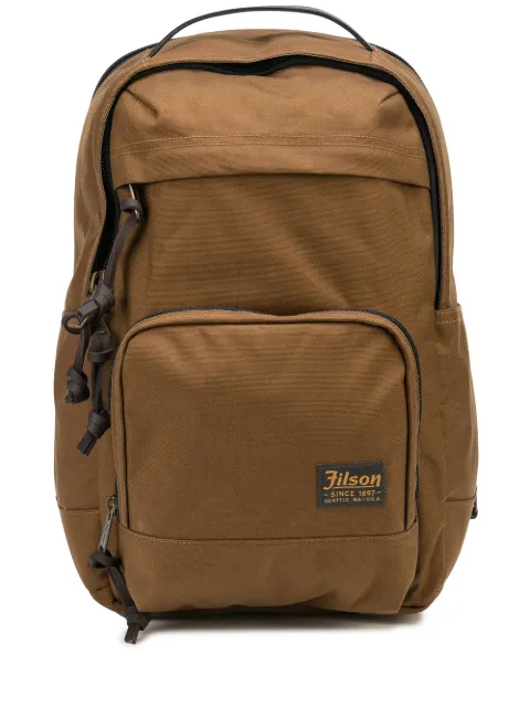 Filson large logo-patch backpack Brown 20152980