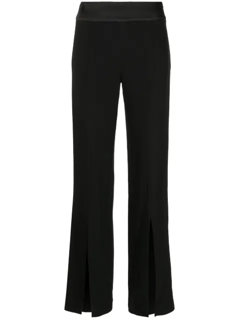 SIMKHAI Crepe straight-leg trousers Black JS4411C