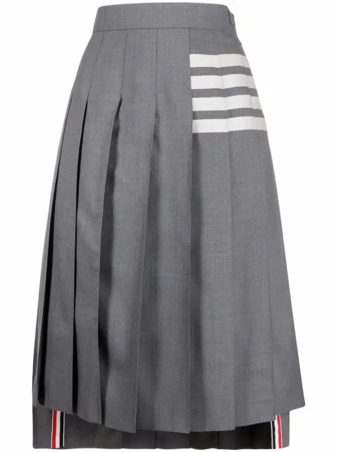 Thom Browne pleated kilt skirt Grey FGC400V06146