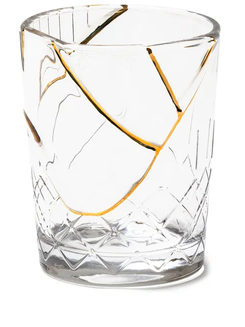 Seletti Kintsugi No. 1 glass White 9656