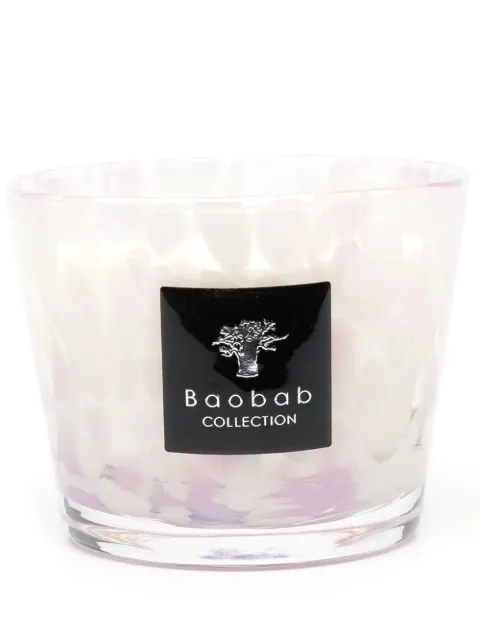Baobab Collection White Pearls candle White MAX10PW