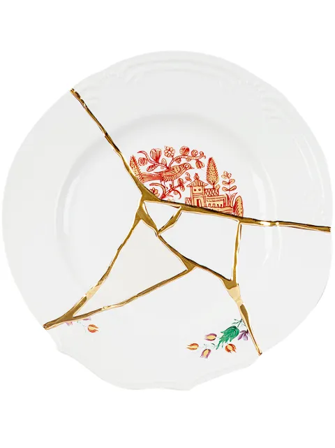 Seletti Kintsugi No. 1 dinner plate (27.5cm) White 9611