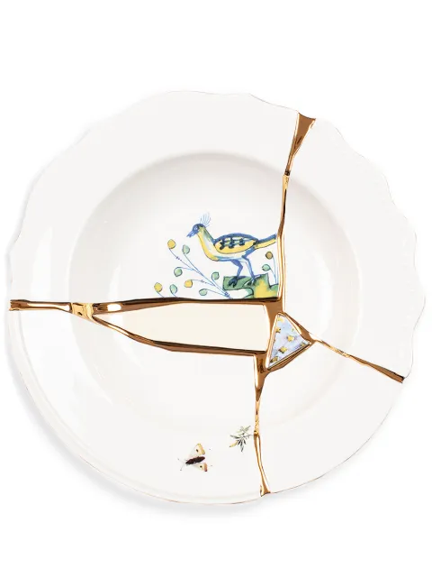 Seletti Kintsugi No. 1 soup bowl White 9621