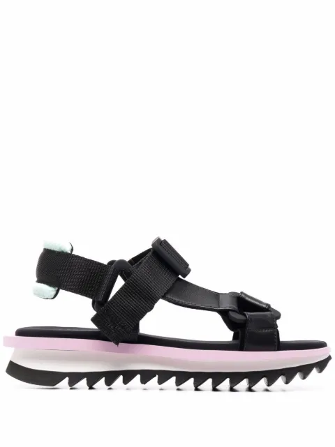 Grey Mer chunky buckle-fastening sandals Black G21SC008