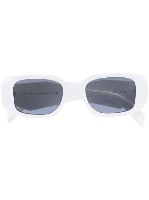 Prada Eyewear SPR17 geometric-frame sunglasses White SPR17WC049E142