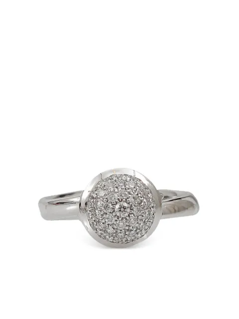 TAMARA COMOLLI 18K white gold Bouton diamond ring Silver RBOUSPWG