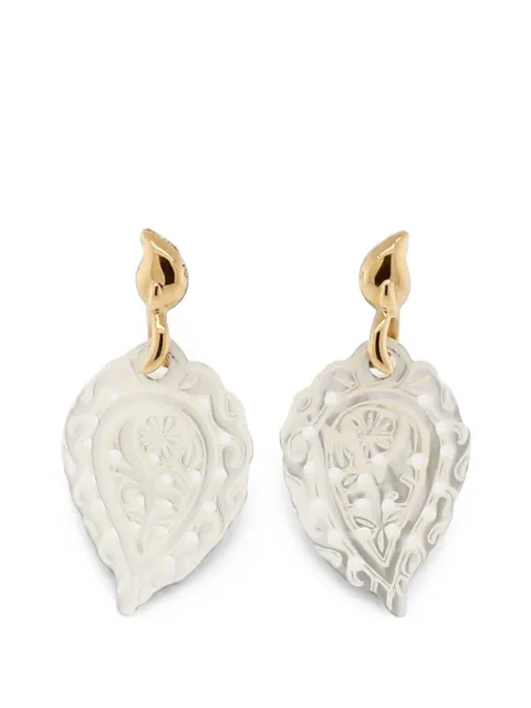 TAMARA COMOLLI India mother of pearl earrings Gold EINDMPWRG