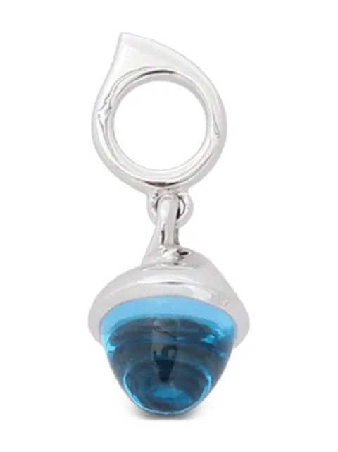 TAMARA COMOLLI 18K white gold Mikado Flamenco topaz pendant Silver PMFLTOSWWG