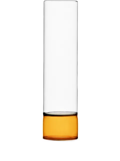 Ichendorf Milano small grooved 'bamboo' vase Yellow 367204