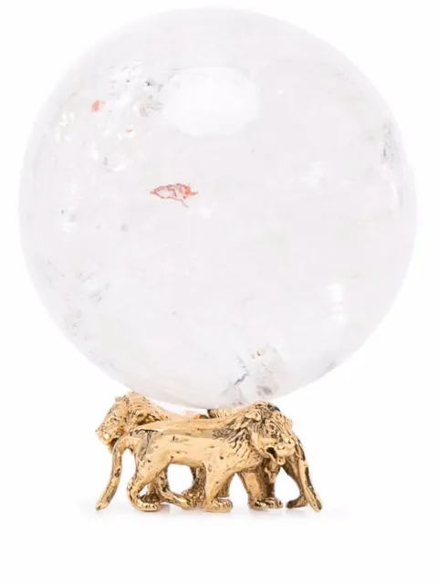 Goossens large Lion Ball decorative object Gold GOOP16OB03YG