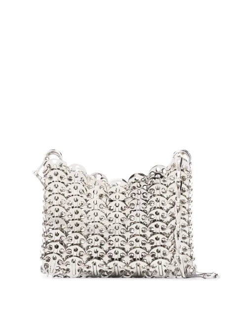 Rabanne Iconic 1969 Nano shoulder bag Silver 20PSS0127MET001P040