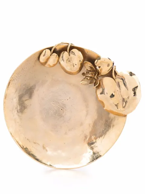Goossens Waterlilies trincket bowl Gold GOOP21OB11YG
